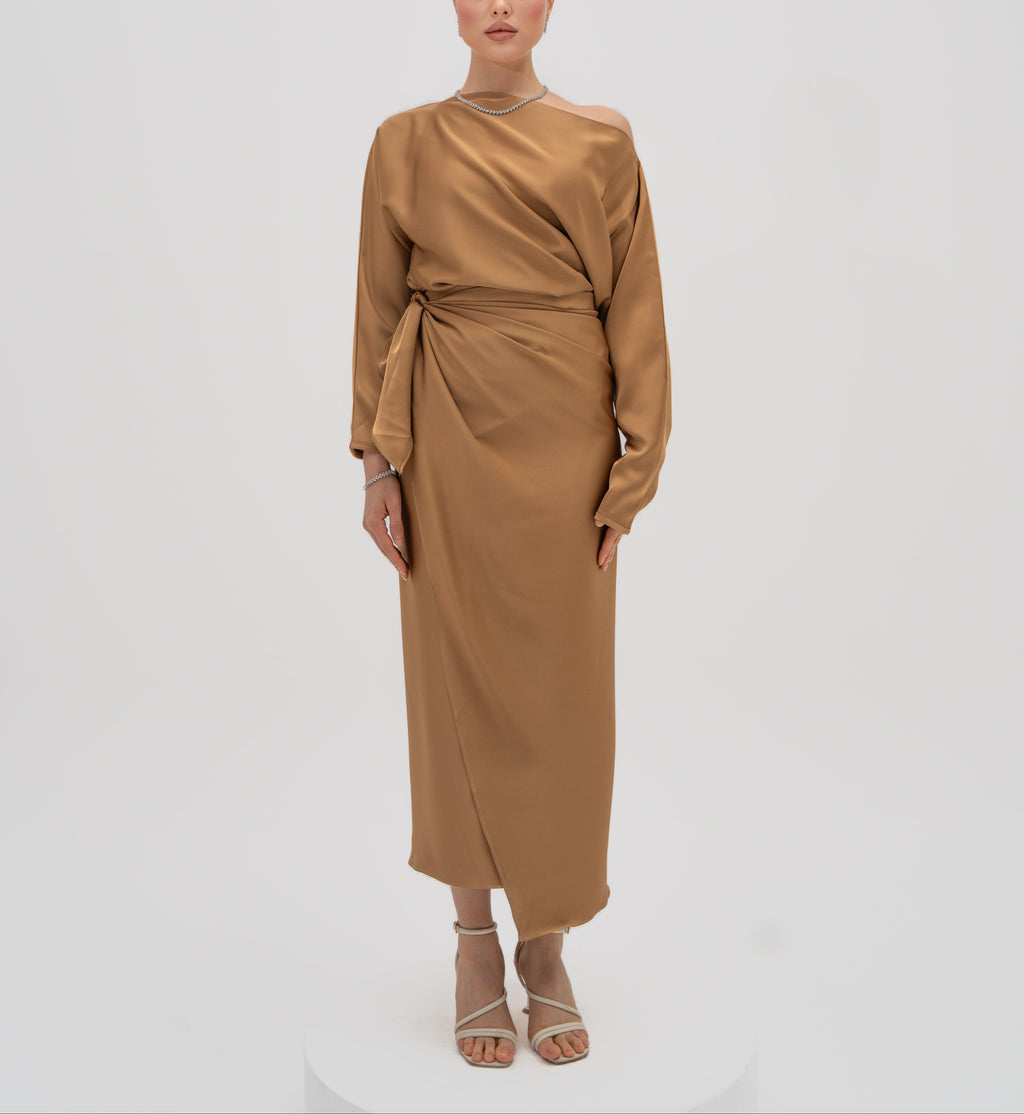 Silhouette Wrap Gown