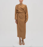 Silhouette Wrap Gown