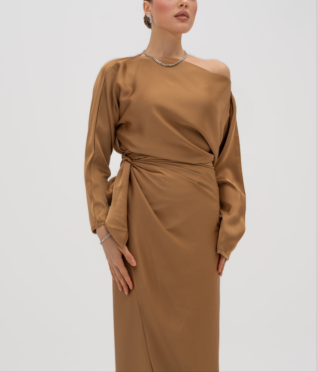 Silhouette Wrap Gown