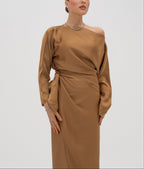 Silhouette Wrap Gown