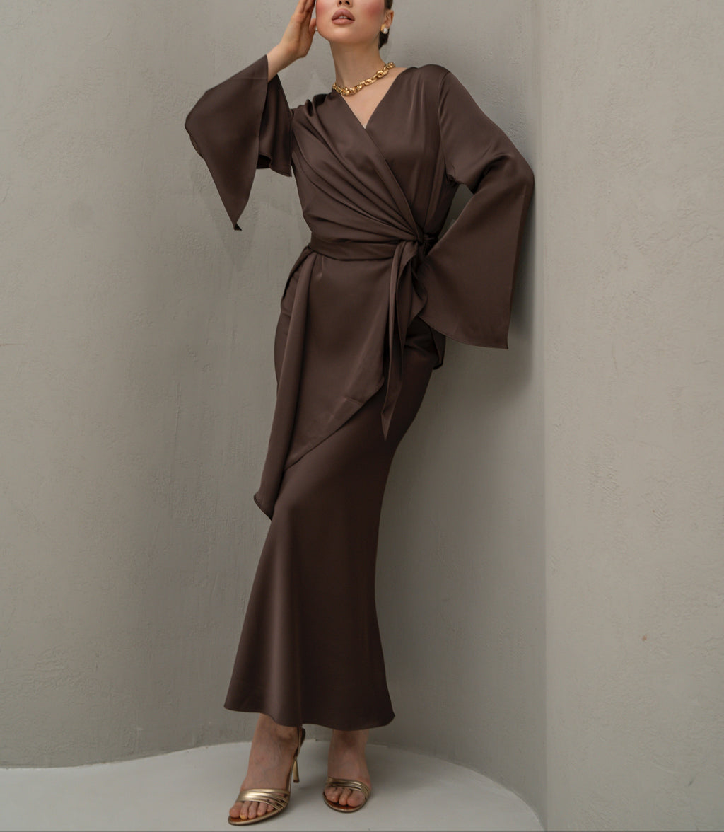 Espresso Draped Cascade Set