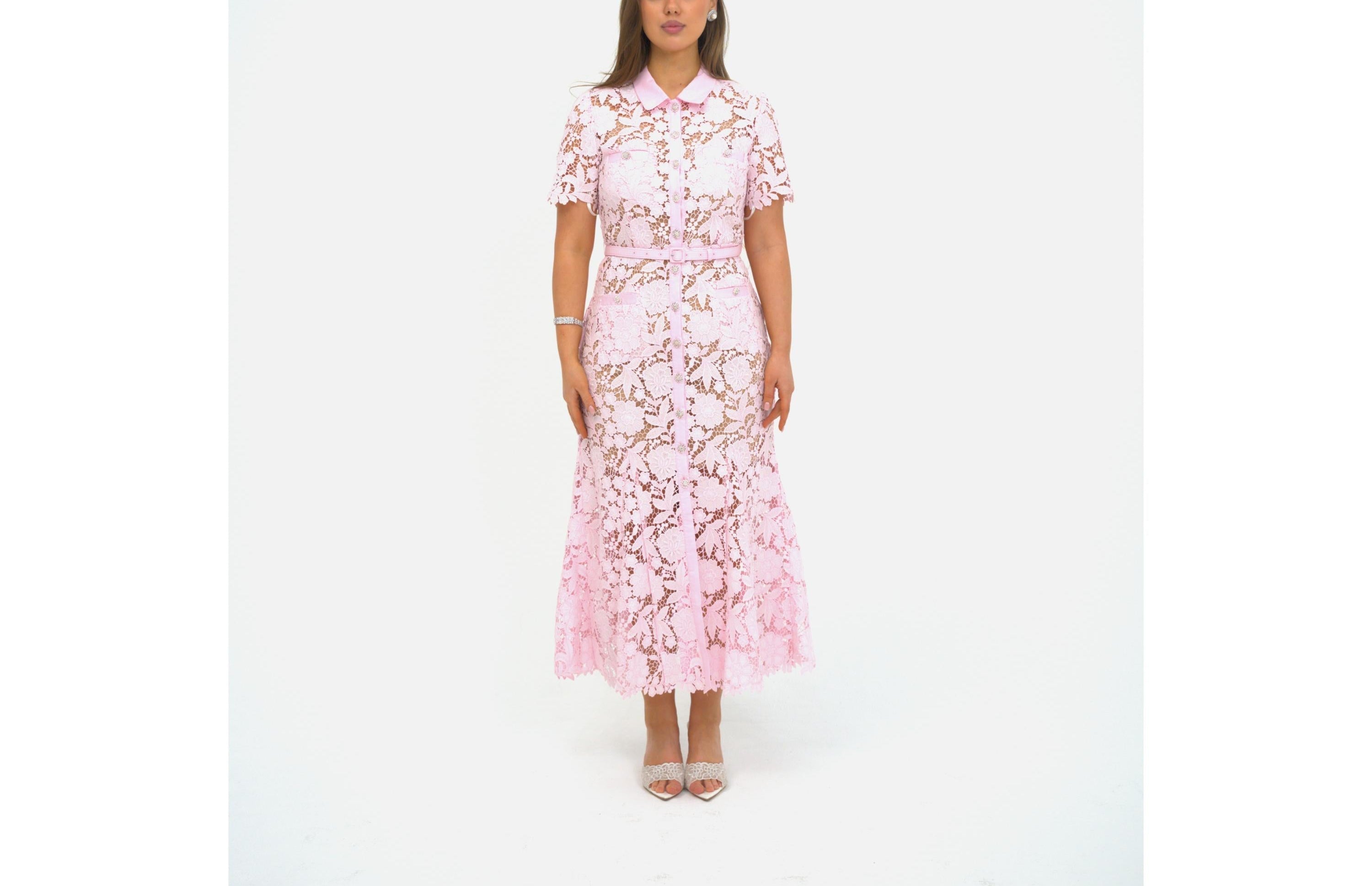 Pink Dantel Dress