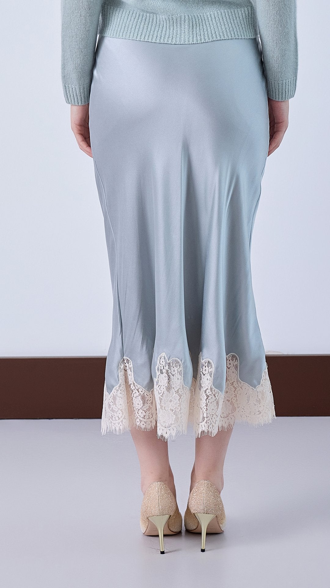 Silk Lace Skirt