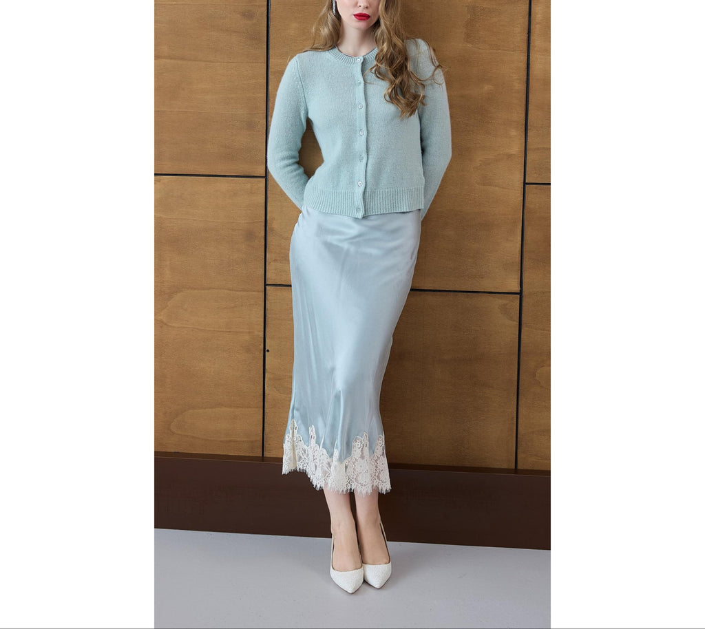 Silk Lace Skirt