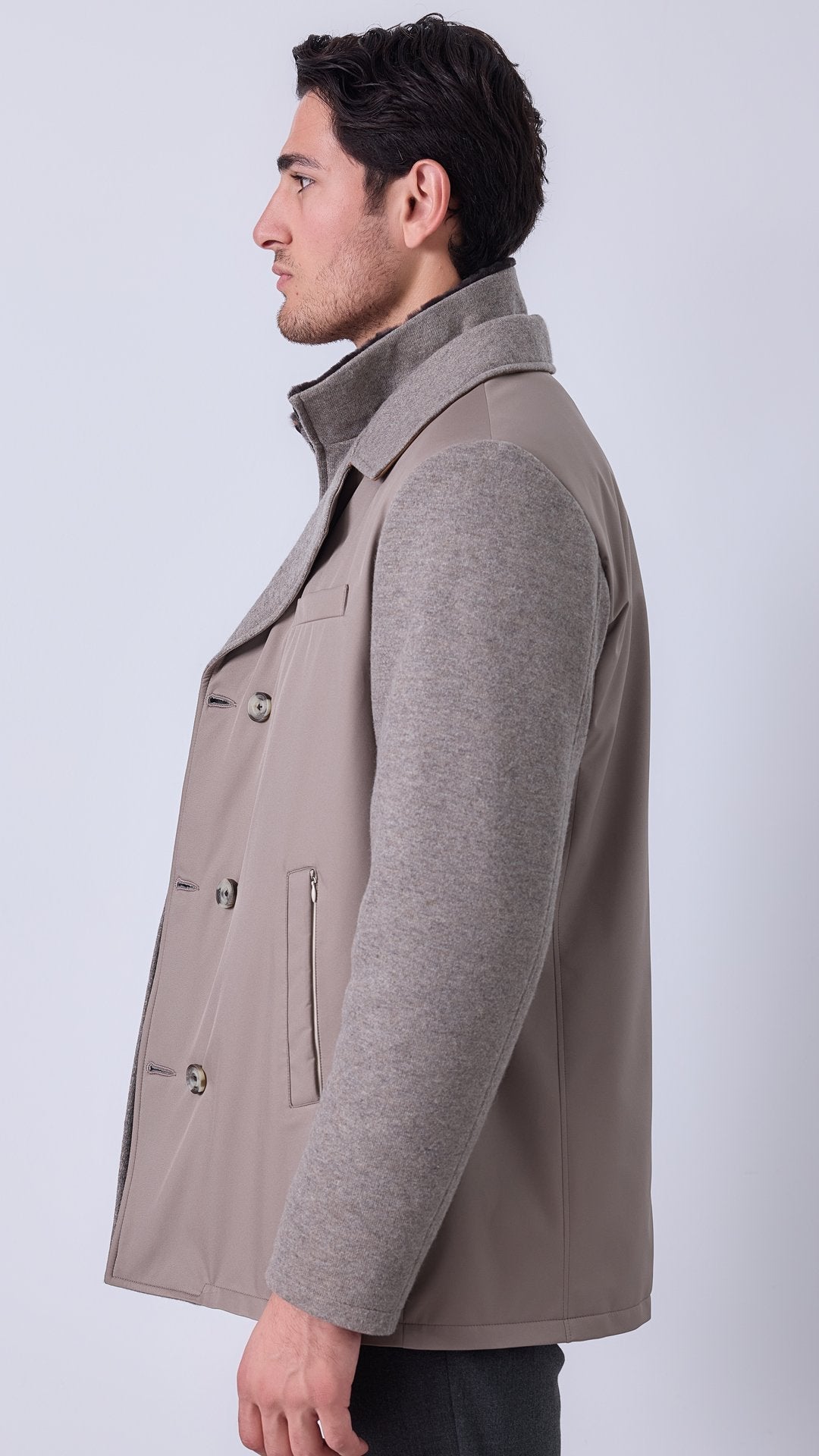Double-Breasted Field Coat