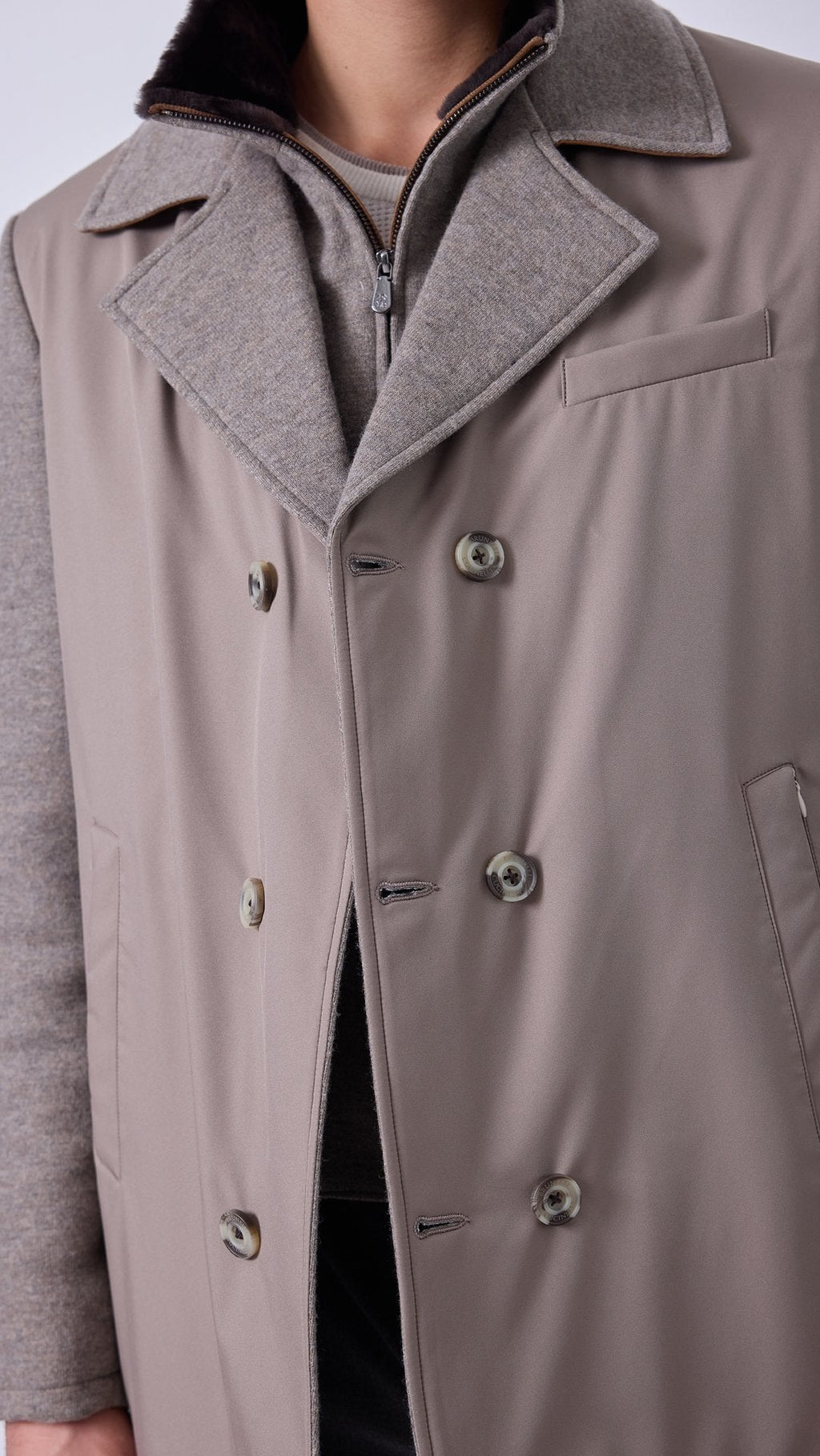 Double-Breasted Field Coat