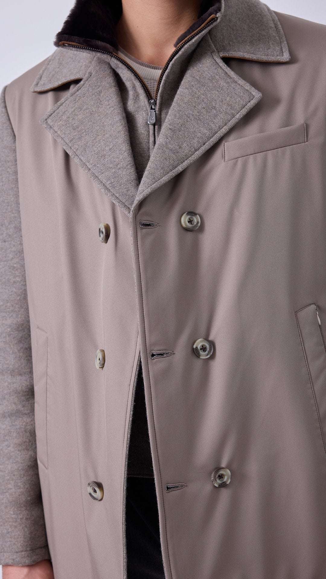 Double-Breasted Field Coat