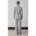 Pinstripe Precision Suit
