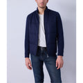Knit-Sleeve Quilted Vest Jacket
