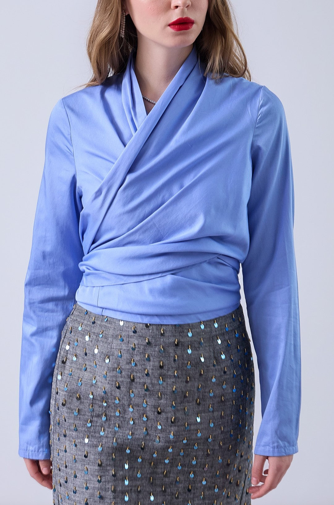 Shimmer Boucle Skirt