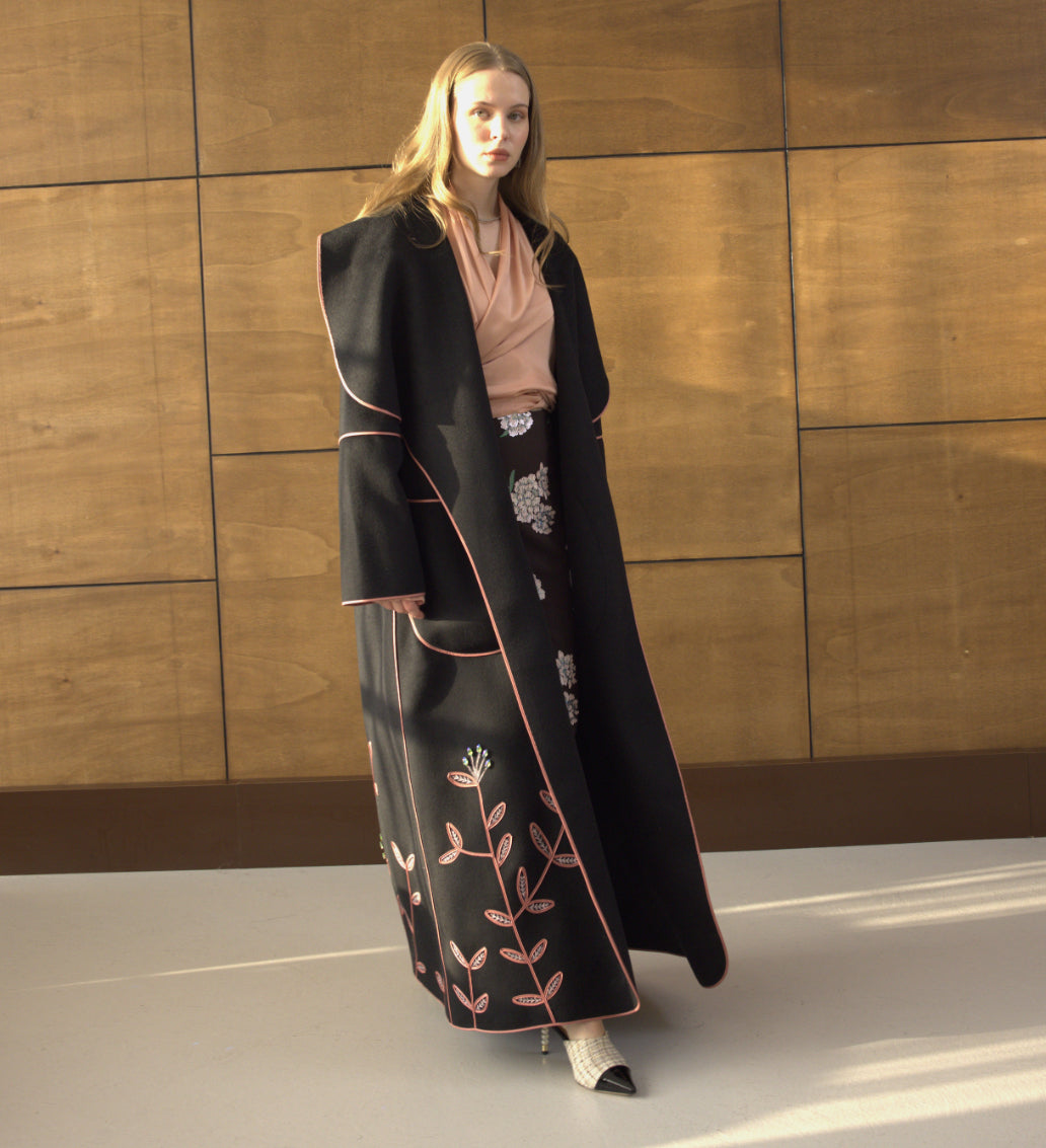 Jardin Embroidered Coat