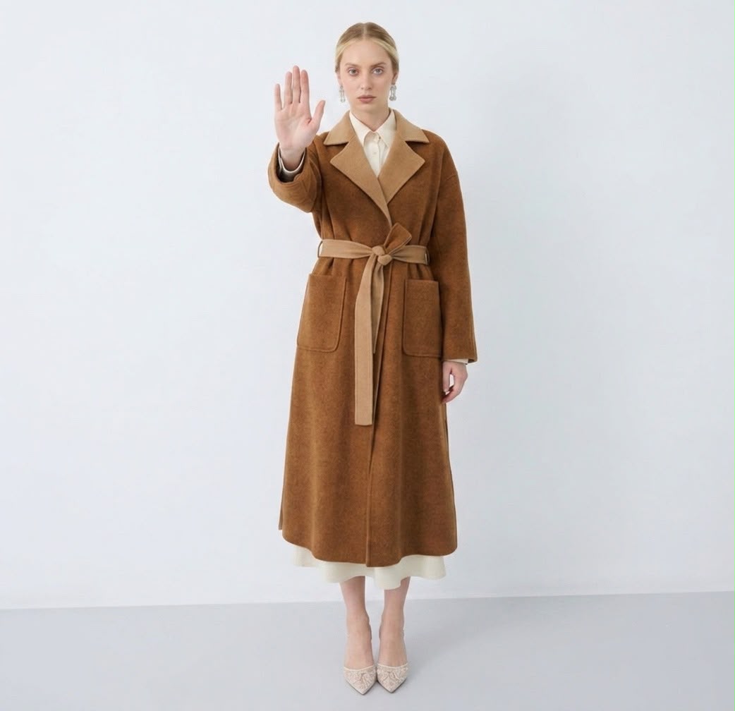 DuoLuxe Reversible Wrap Coat