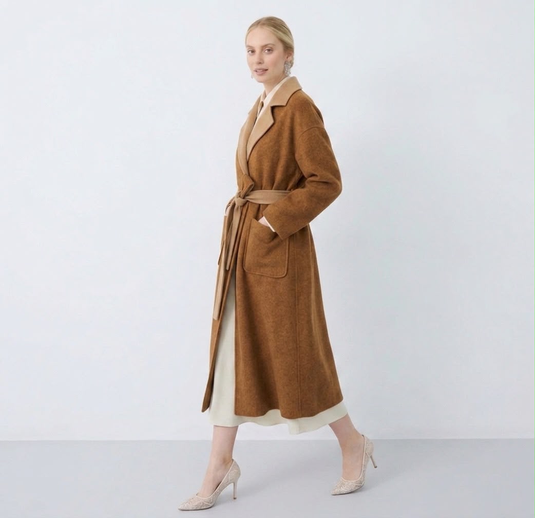 DuoLuxe Reversible Wrap Coat