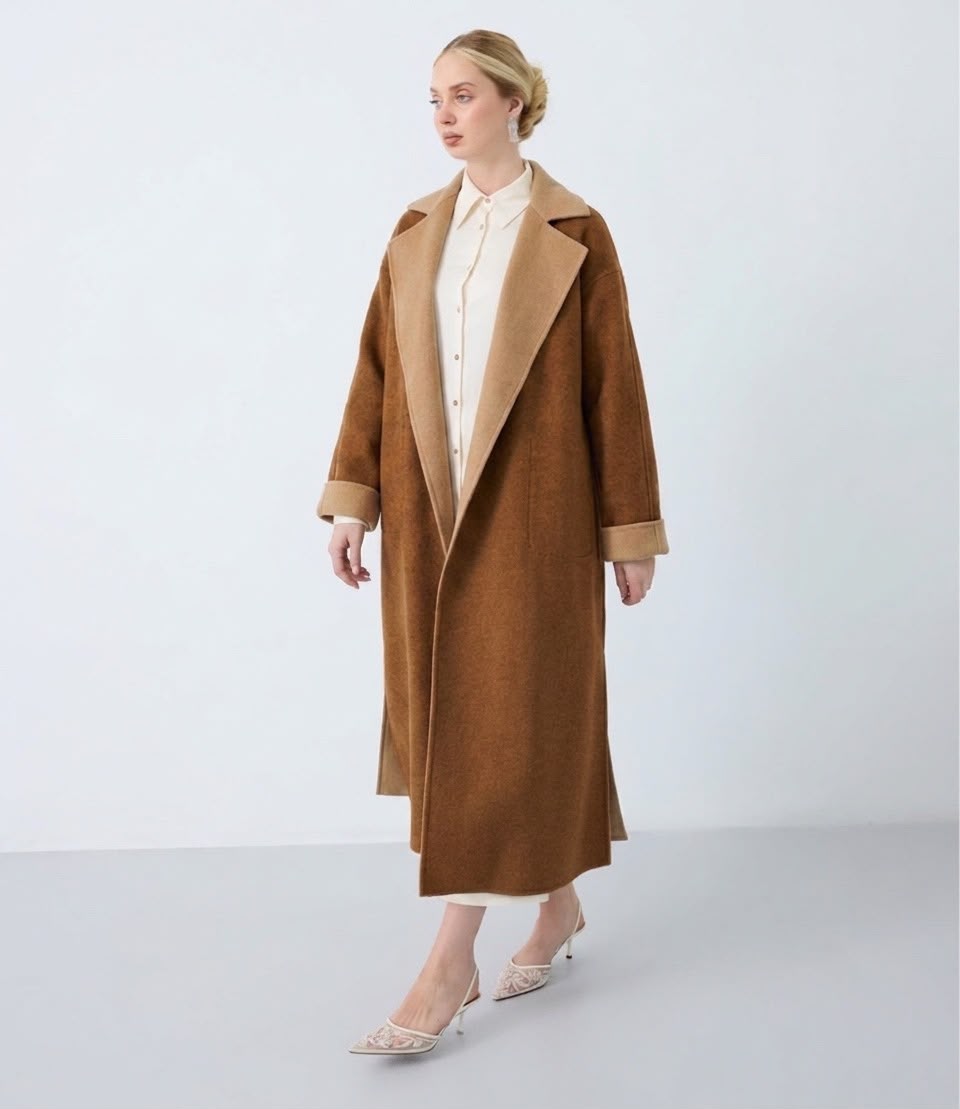 DuoLuxe Reversible Wrap Coat