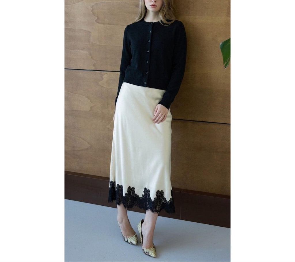 Silk Lace Skirt