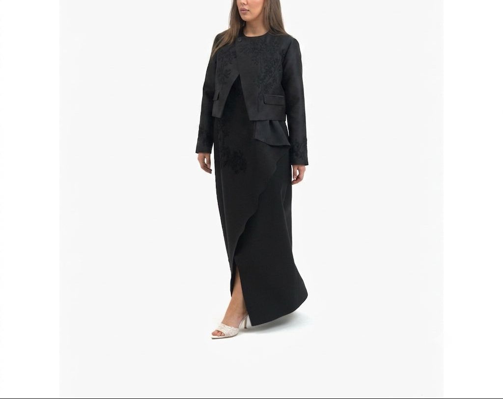 Tailleur Fleur Embroidered Set