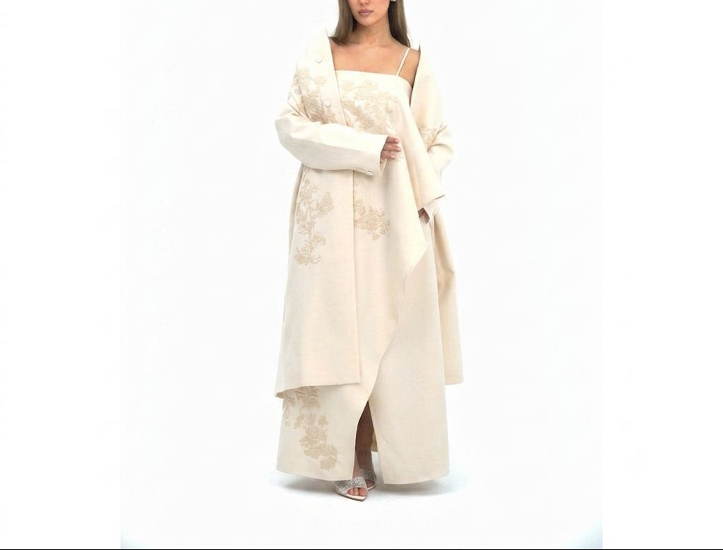 Tailleur Fleur Embroidered Set