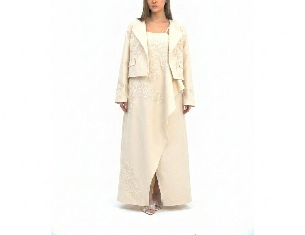 Tailleur Fleur Embroidered Set