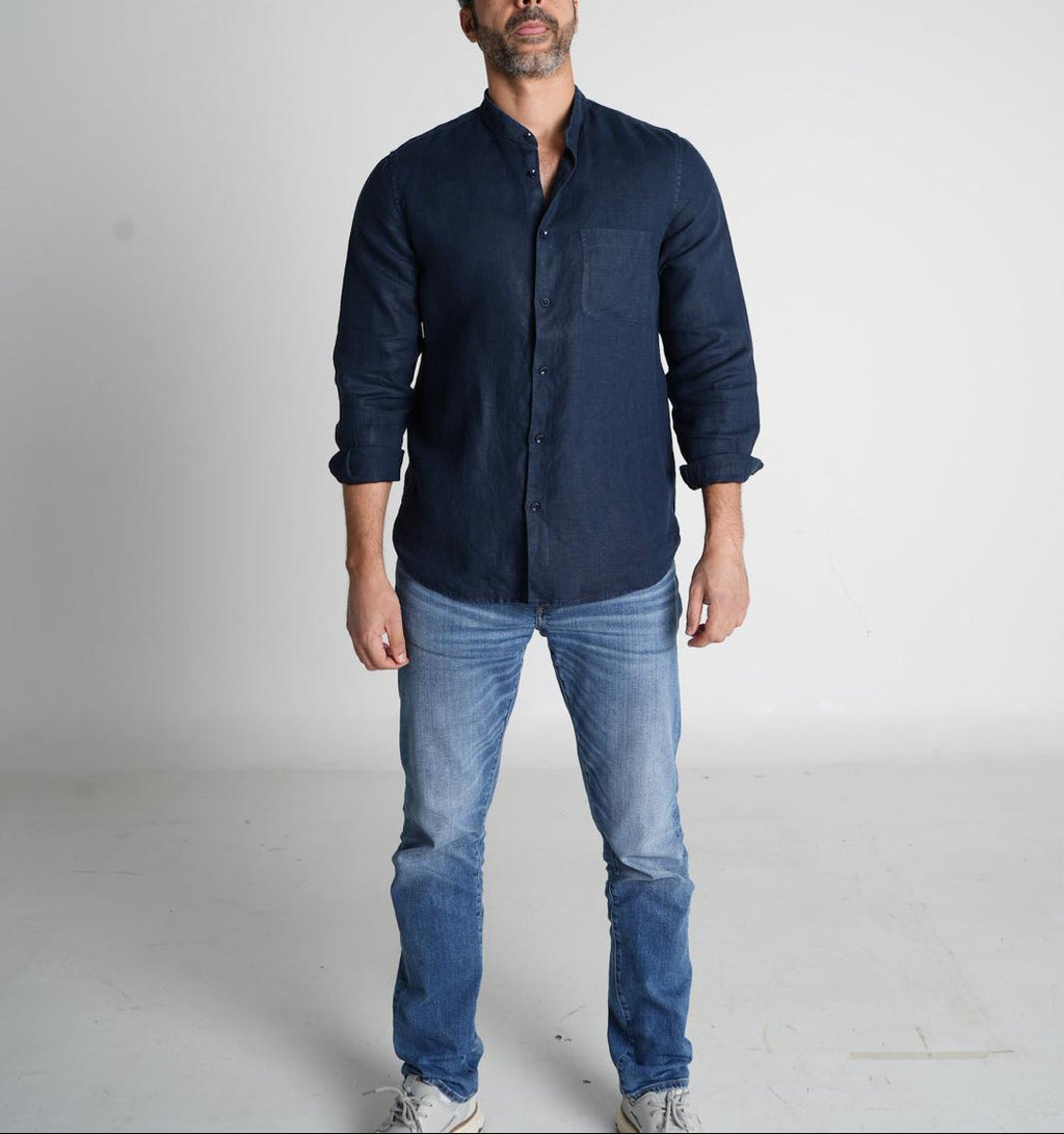 Harbor Linen Mandarin Shirt