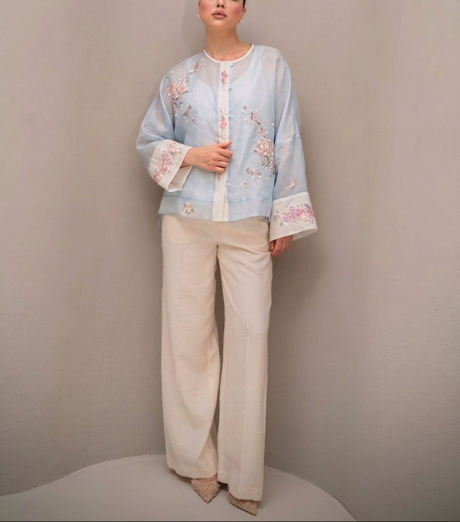 Sunlit Flora Kimono