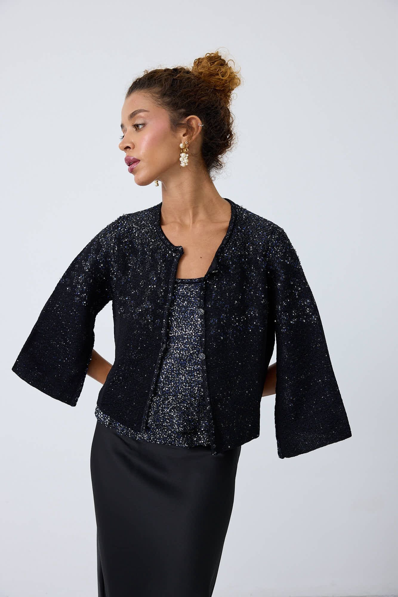 Boucle Knit Set