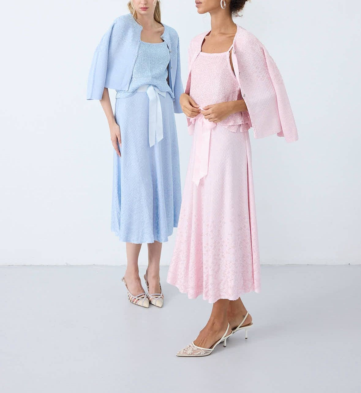 Boucle Knit Set