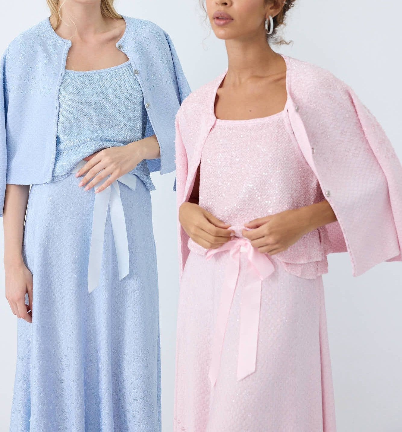 Boucle Knit Set