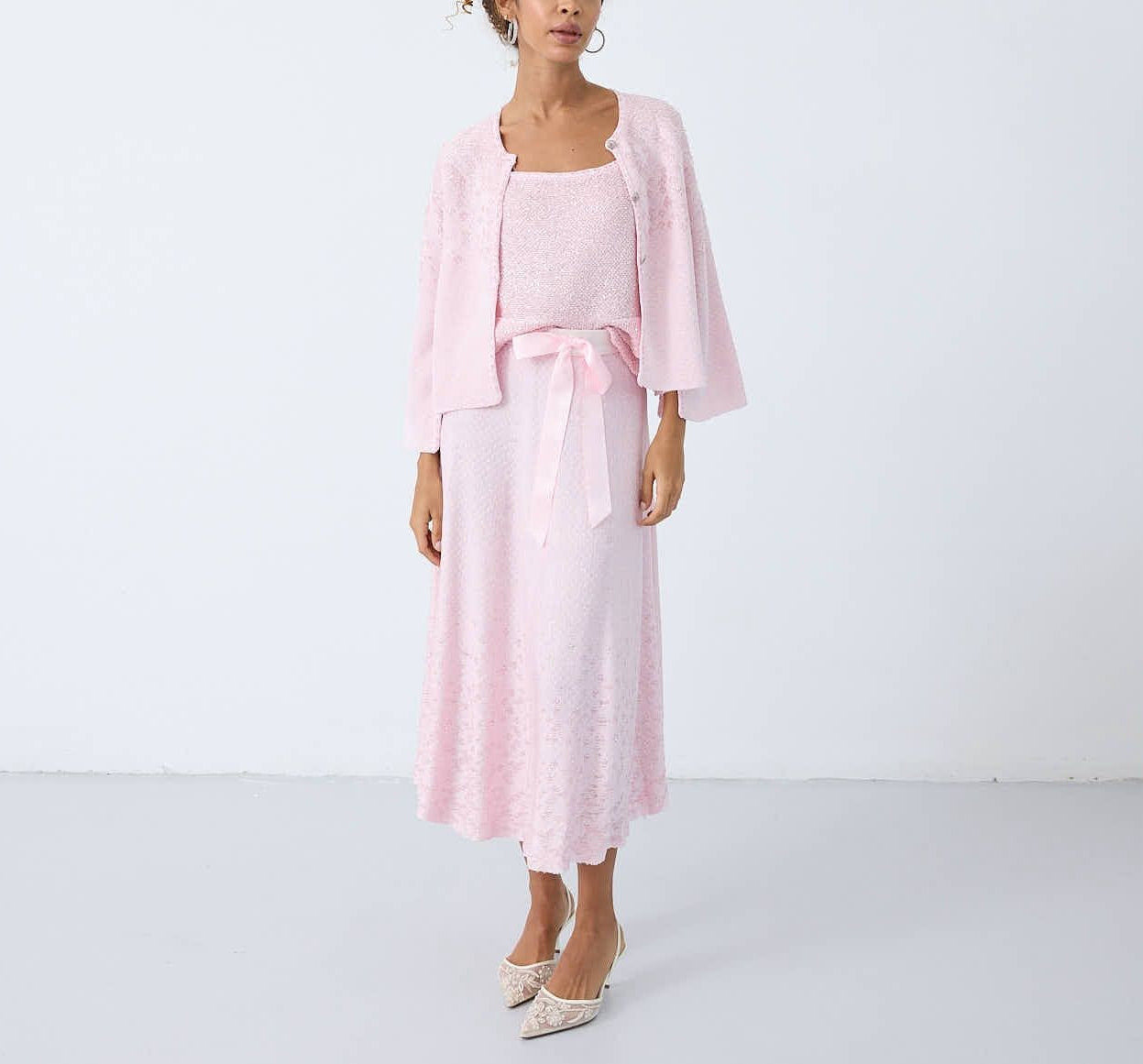Boucle Knit Set