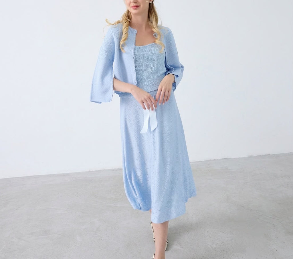 Boucle Knit Set