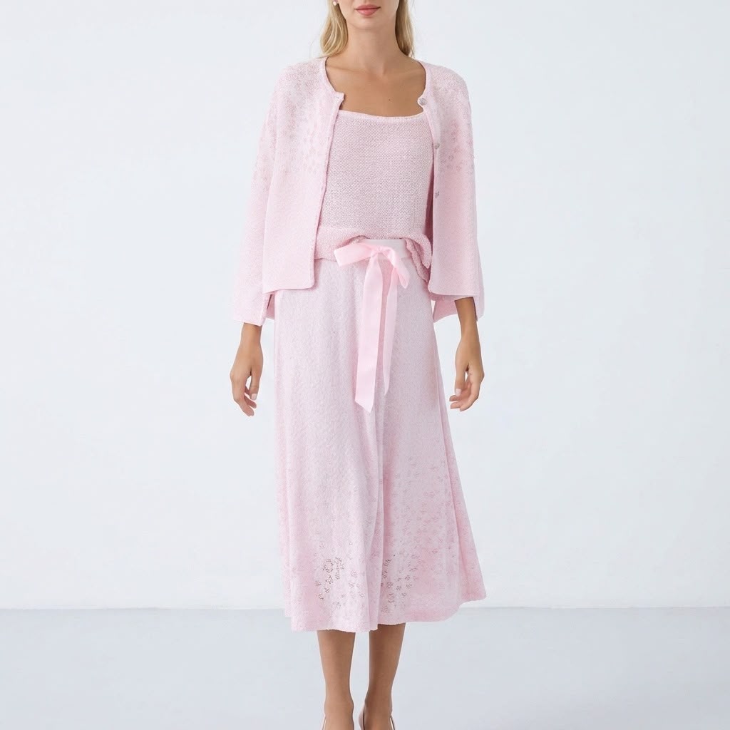 Boucle Knit Set