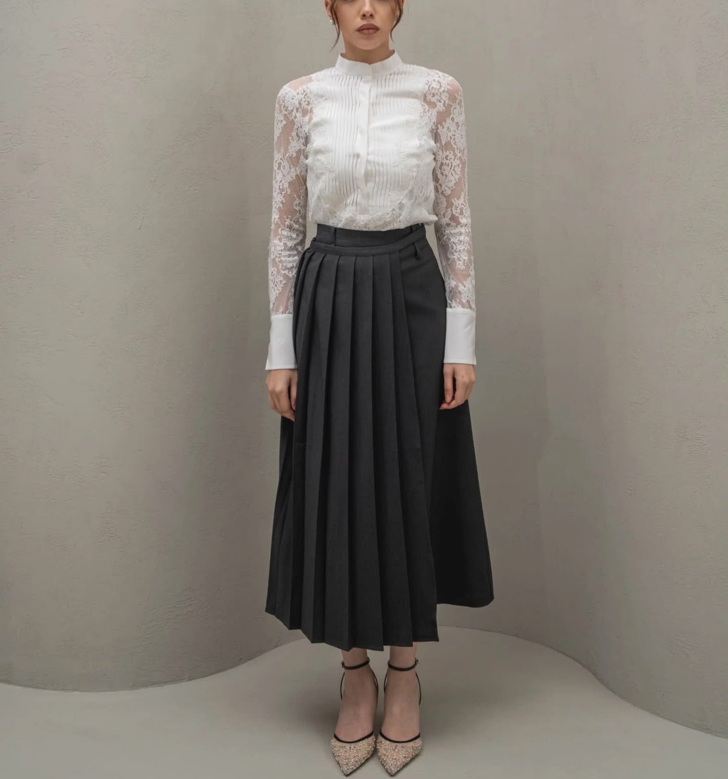Foldline Pleat