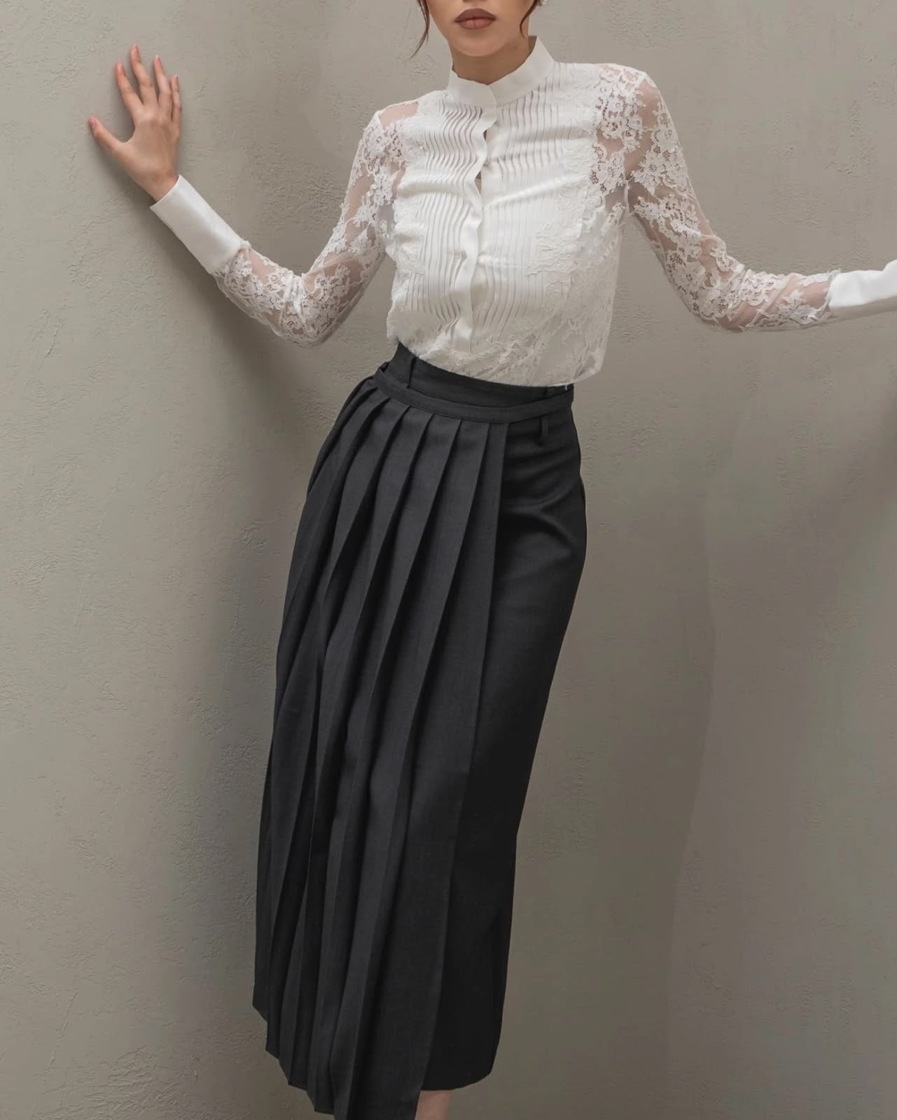 Foldline Pleat
