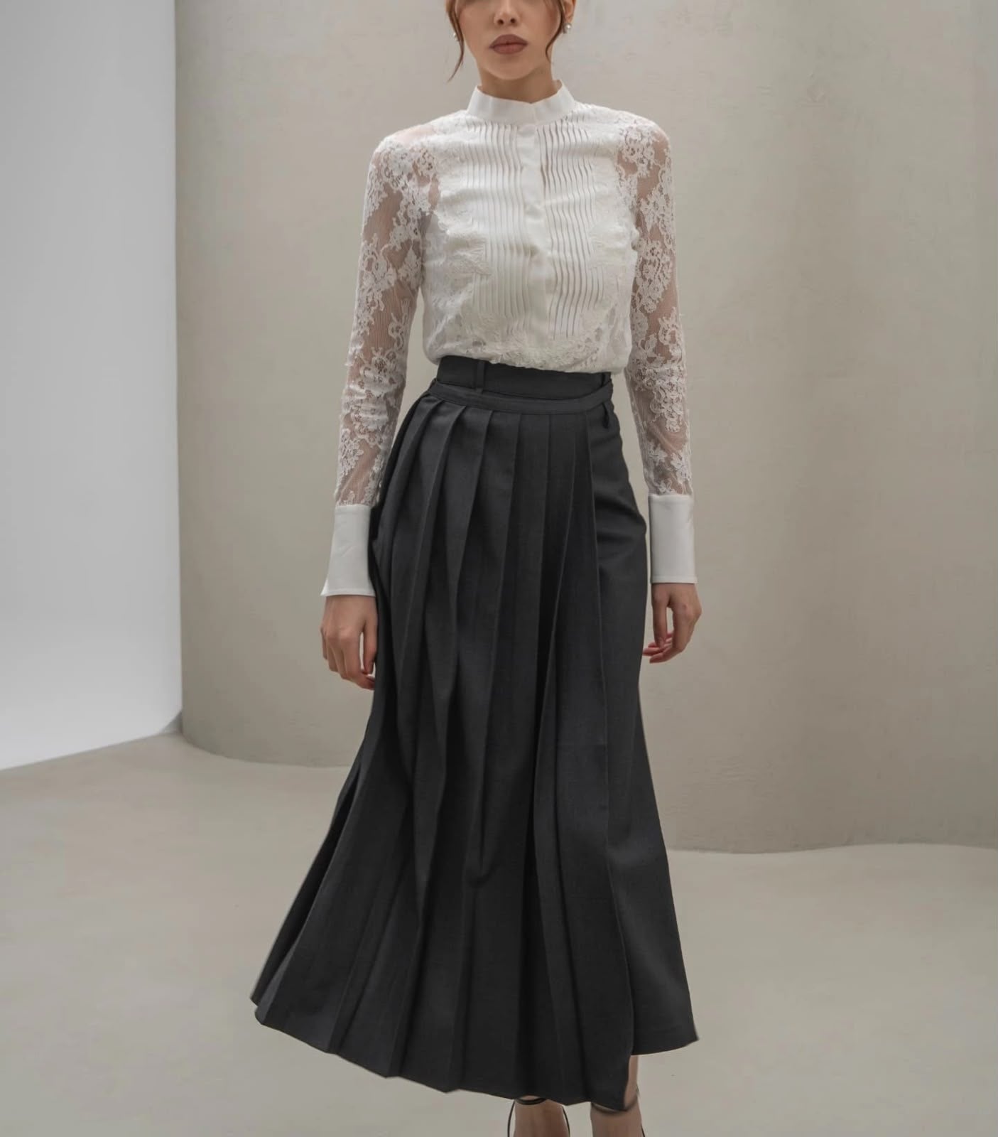 Foldline Pleat
