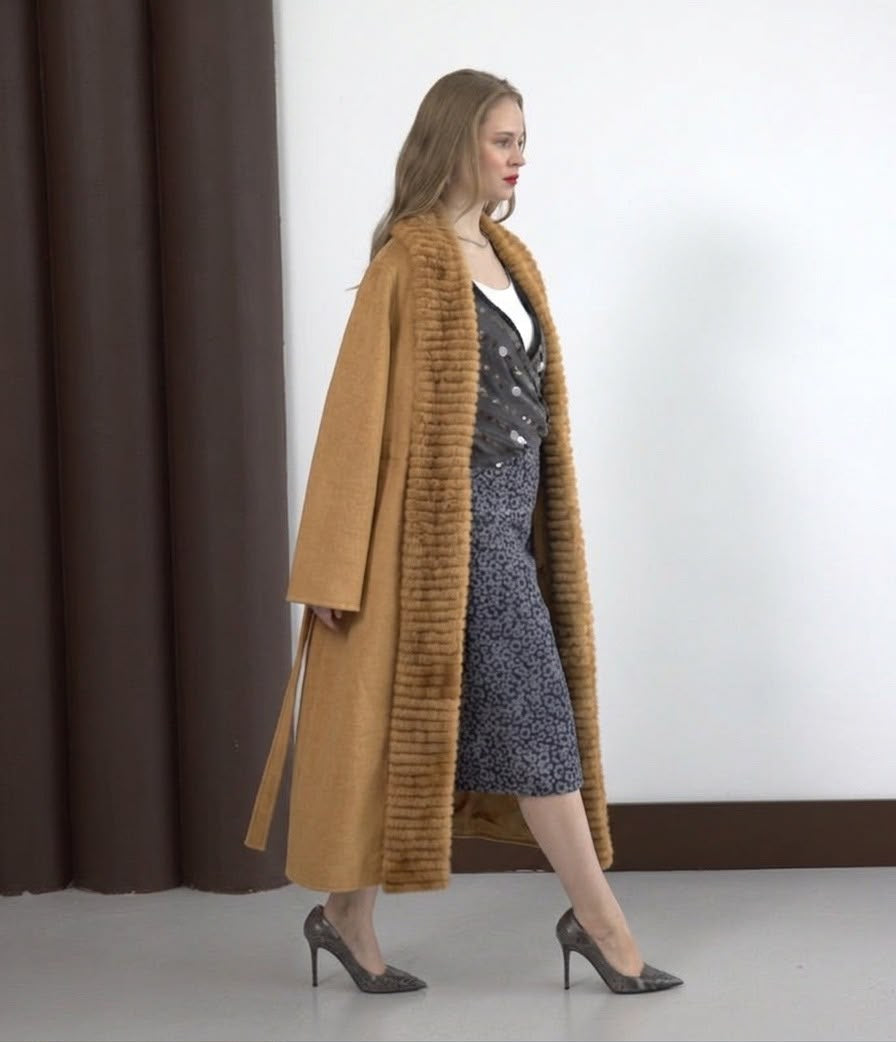 Dune Tortora Rasato Coat