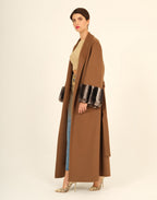Valentina Fur Cuff Belted