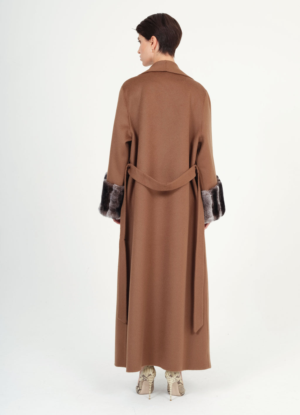 Valentina Fur Cuff Belted