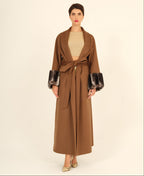 Valentina Fur Cuff Belted