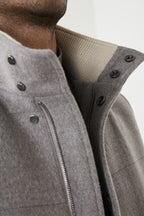 Grigio Wool Field Vest