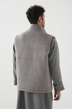 Grigio Wool Field Vest