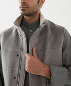 Grigio Wool Field Vest
