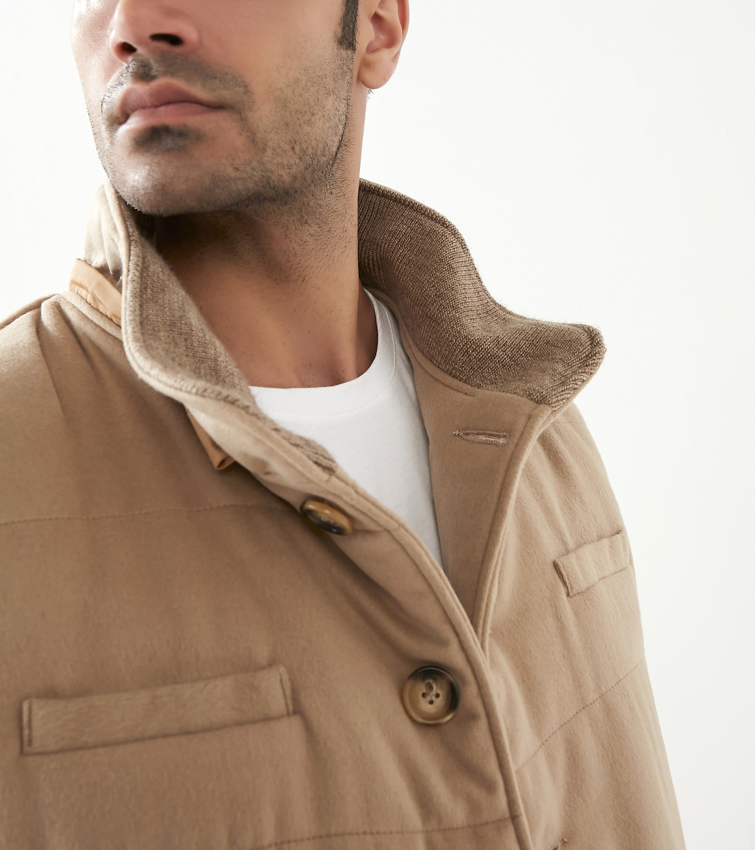 Loro Paina Padded Buttoned