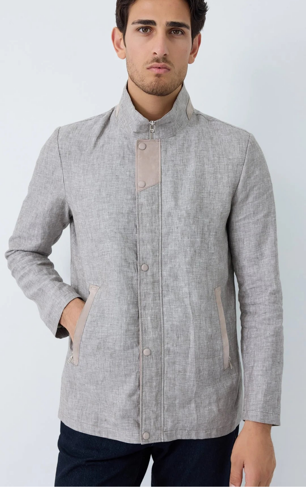 Grigio Lino Field Jacket