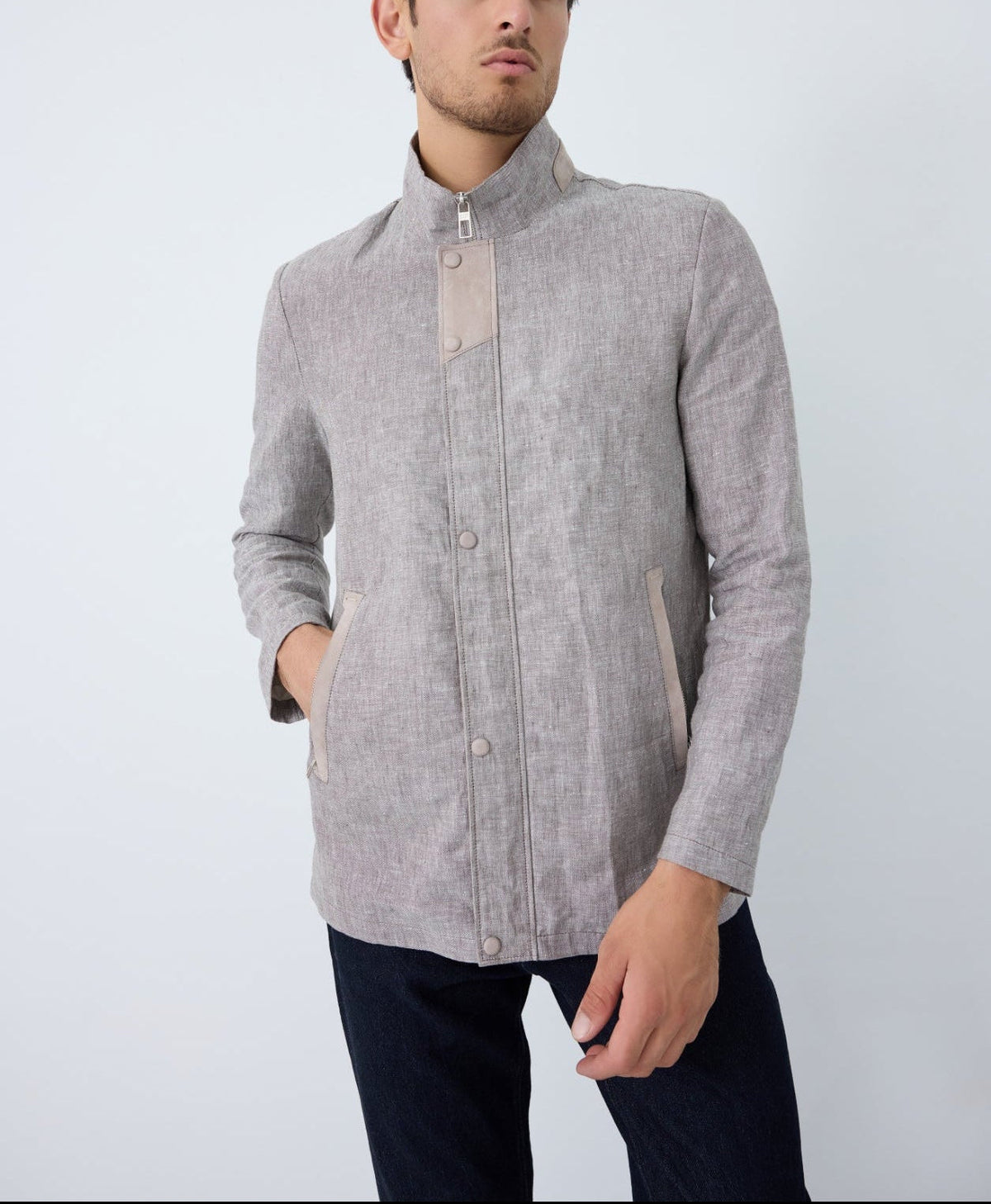 Grigio Lino Field Jacket