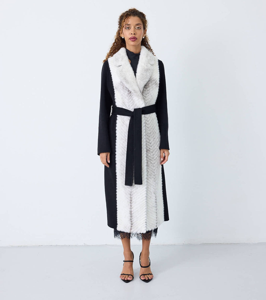 Glacier Luxe Belted Coat