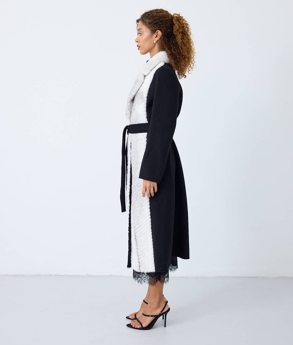Glacier Luxe Belted Coat