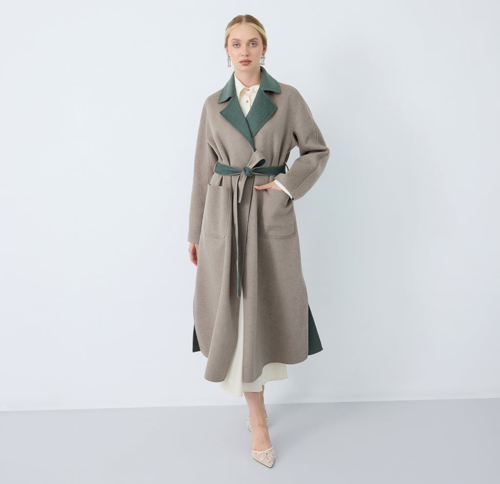 Virelle Reversible Long Coat