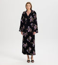 Violet Botanical Embroidered