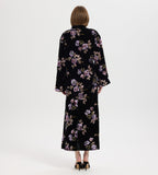 Violet Botanical Embroidered