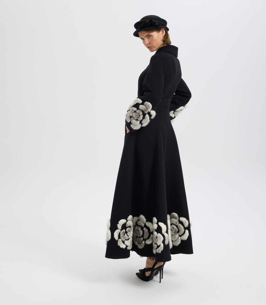 Sculptural Mink -Appliqué