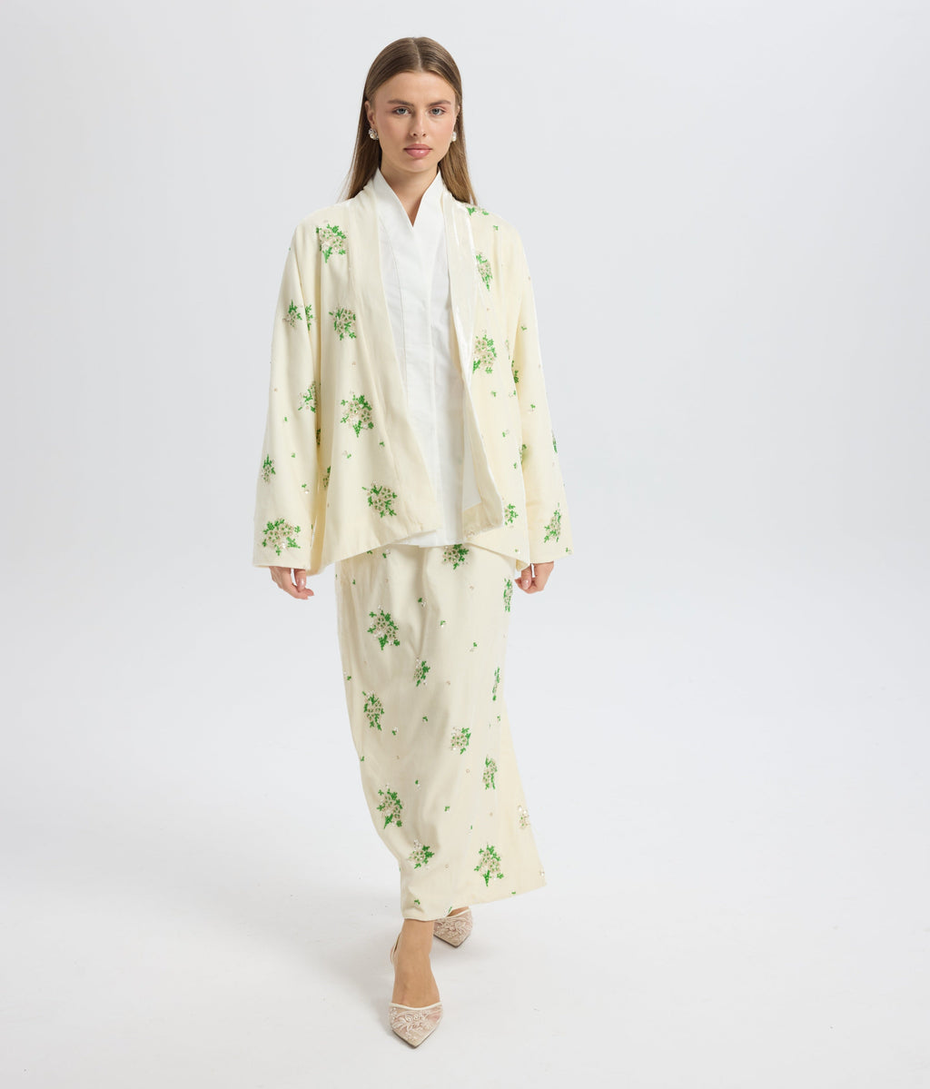 Sequined Velvet Kimono